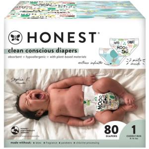Honest Co. Club Box - Size 1 - Panda & Safari Print
