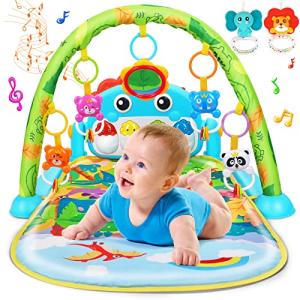 Dinosaur Baby Gym Play Mat with Music