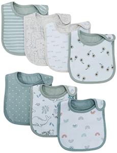 Carter's Unisex Teething Bibs, Pack of 7