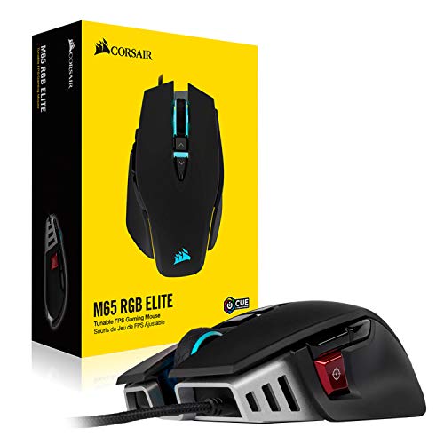 Corsair M65 RGB Elite Gaming Mouse, Black