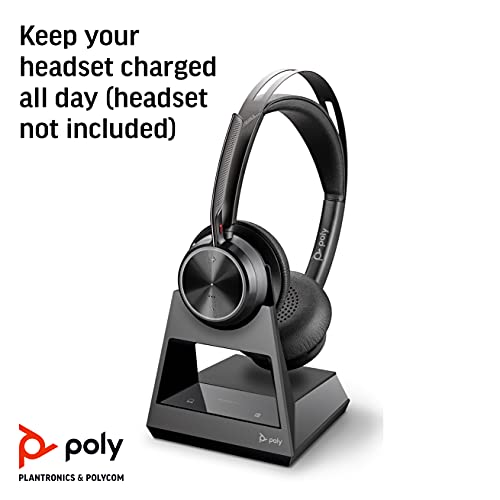 Poly - Voyager Office Base - Connects to PC/Mac, Deskphone & Cell