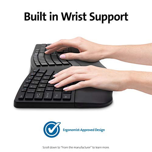 Ergonomic Wireless Keyboard by Kensington Pro Fit