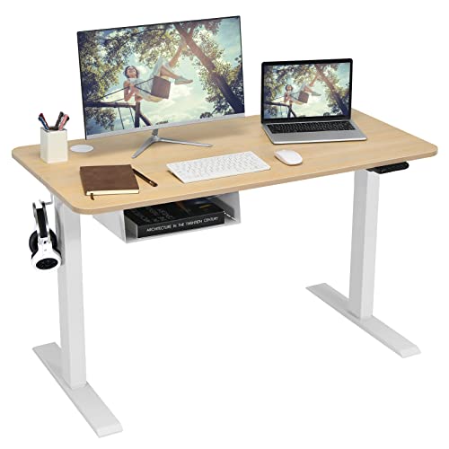 Tangkula Electric Standing Desk - 48" Height Adjustable