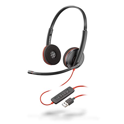 Plantronics Dual-Ear Stereo Headset with USB-A