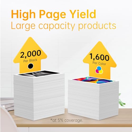 LEMERO HP 962XL Ink Cartridge Replacement (4-Pack)