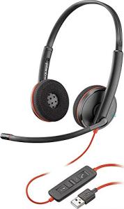 Plantronics Dual-Ear Stereo Headset with USB-A