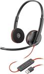Plantronics Dual-Ear Stereo Headset with USB-A