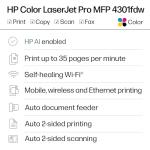 HP Color Laserjet Pro MFP 4301fdw Wireless Printer