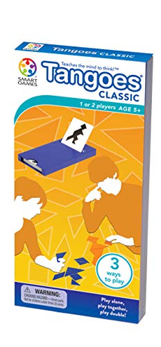 Tangoes Classic Tangram: Portable, 100 Challenges, Age 7+