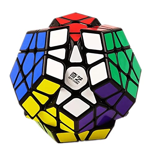 Black Megaminx Speed Cube - Pentagonal Dodecahedron