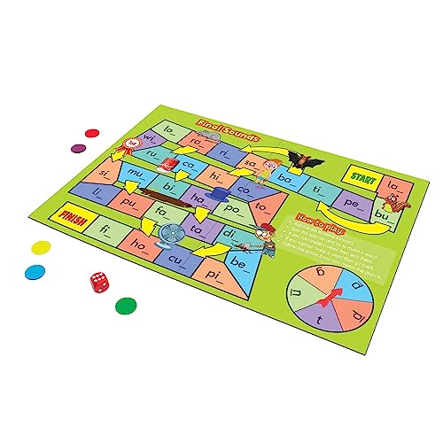 Phonics Board Games Set for Ages 4-5
