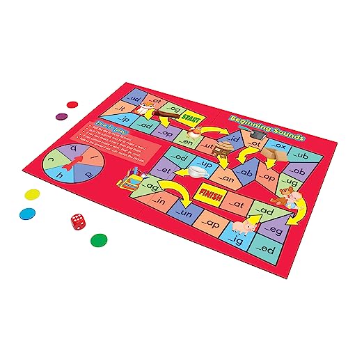 Phonics Board Games Set for Ages 4-5