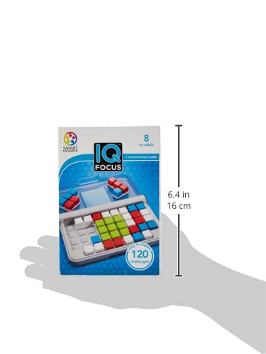 IQ Focus: Portable Puzzle Game - 120 Challenges (Ages 8+)