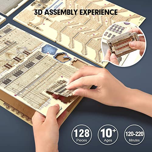 Notre Dame de Paris 3D Puzzle - 128 Pieces