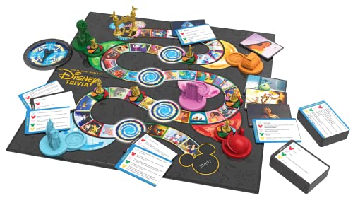 Disney Trivia Game: 2,000 Questions - Collectible, 8 Players