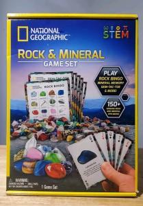 Rock Bingo Game - Play Mineral Memory, Gemstone Trivia
