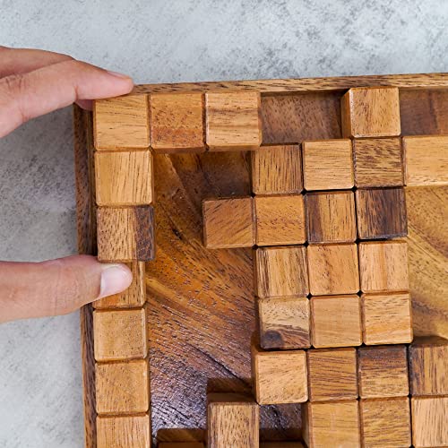Wooden Pentominoes Puzzle Game for Smart Kids