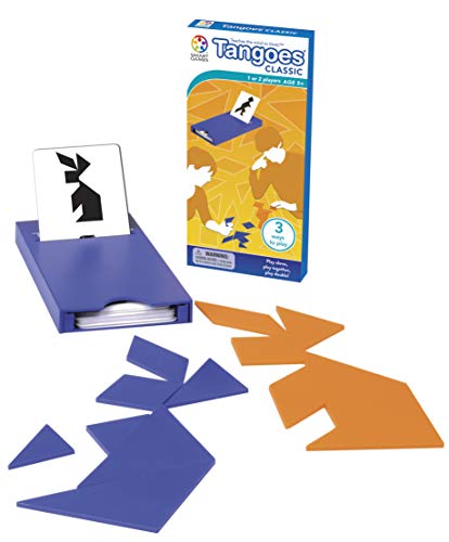Tangoes Classic Tangram: Portable, 100 Challenges, Age 7+