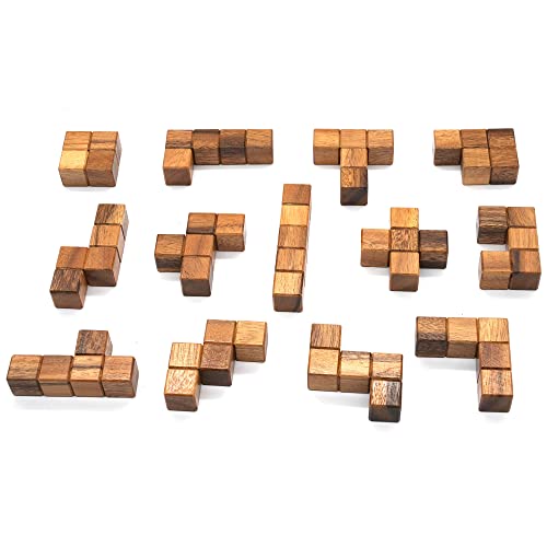 Wooden Pentominoes Puzzle Game for Smart Kids