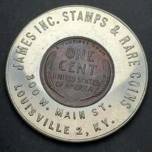 1953-D D/D RPM Encased Lucky Penny Collection