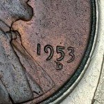 1953-D D/D RPM Encased Lucky Penny Collection