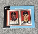 Topps Heritage Encased Stamps Joe Mauer, Tejada