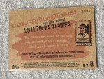 Topps Heritage Encased Stamps Joe Mauer, Tejada