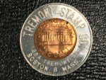 1960 D Lincoln Cent Encased Postage Stamp