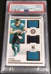 Trevor Lawrence 2021 Panini Encased Triple Patch