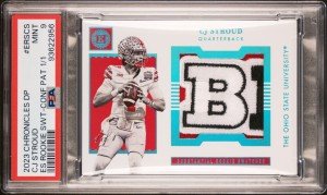 CJ Stroud 2023 Encased Rookie Swatches 1/1