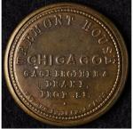 5¢ Gage Brothers & Drake Tremont House Encased Stamp