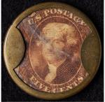 5¢ Gage Brothers & Drake Tremont House Encased Stamp