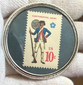 Rare 1976 Encased US 10 Cents Stamp