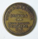 1863 Weir & Larminie 10 Cent Encased Stamp