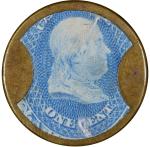 1862 Encased Postage Stamp, N & G Taylor