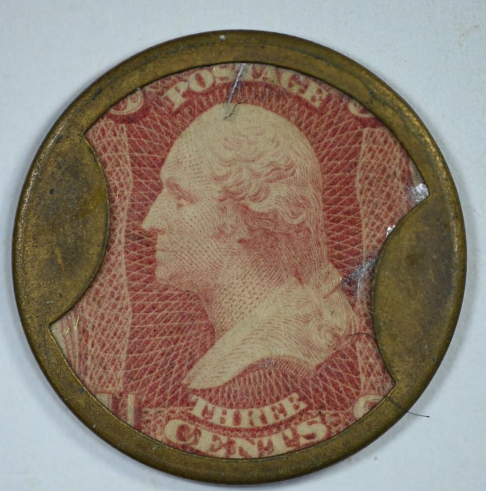 Encased Drake's Plantation Bitters Washington Stamp 3c