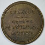 Encased Drake's Plantation Bitters Washington Stamp 3c