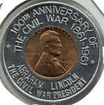 1960 D Encased Cent - F.U.N. Convention Edition