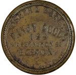 1862 1¢ Joseph L. Bates Encased Postage Stamp