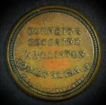 10¢ Burnett's Cocoaine Kalliston Encased Stamp 1862