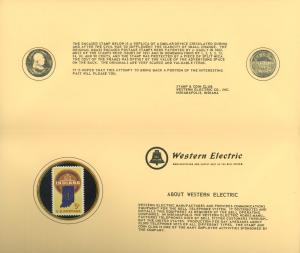 1966 Indiana Sesquicentennial Encased Stamp & Envelope