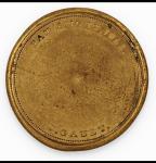 1862 J. Gault 3-Cent Encased Postage Stamp