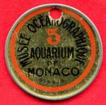 Monaco 5c Oceanographic Museum Encased Stamp