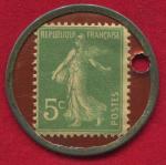 Monaco 5c Oceanographic Museum Encased Stamp