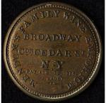 1862 1¢ Mendum's Family Wine Emporium Stamp