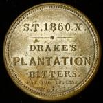 3¢ Drake's Plantation Bitters 1862 Encased Stamp