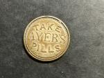1862 3c Take Ayers Pills Encased Postage Stamp