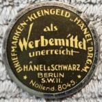 Germany Encased Postage Stamp by Hänel & Schwarz