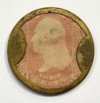 Ayer's Cathartic Pills 3 Cent Encased Stamp