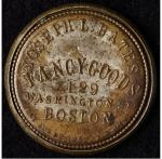 1¢ Joseph L. Bates Encased Postage Stamp, 1862